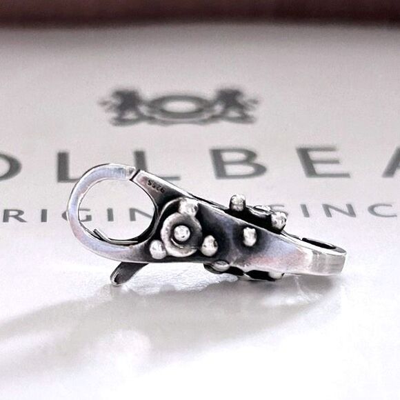 TROLLBEADS Clasp Of New Beginnings Lock LAA 925S NEW! Dots, Buds, $80 Retail - Picture 5 of 5